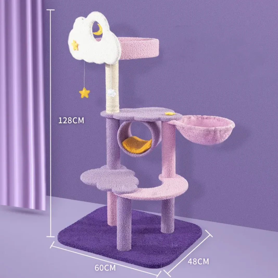 Large Cat Scratching & Jumping Platform